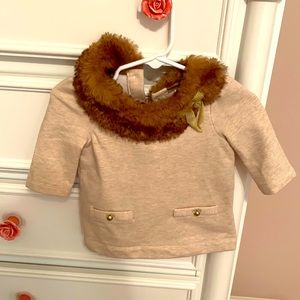 Janie and Jack Fur Sweater